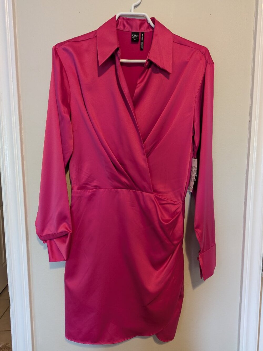 Fushia short dress